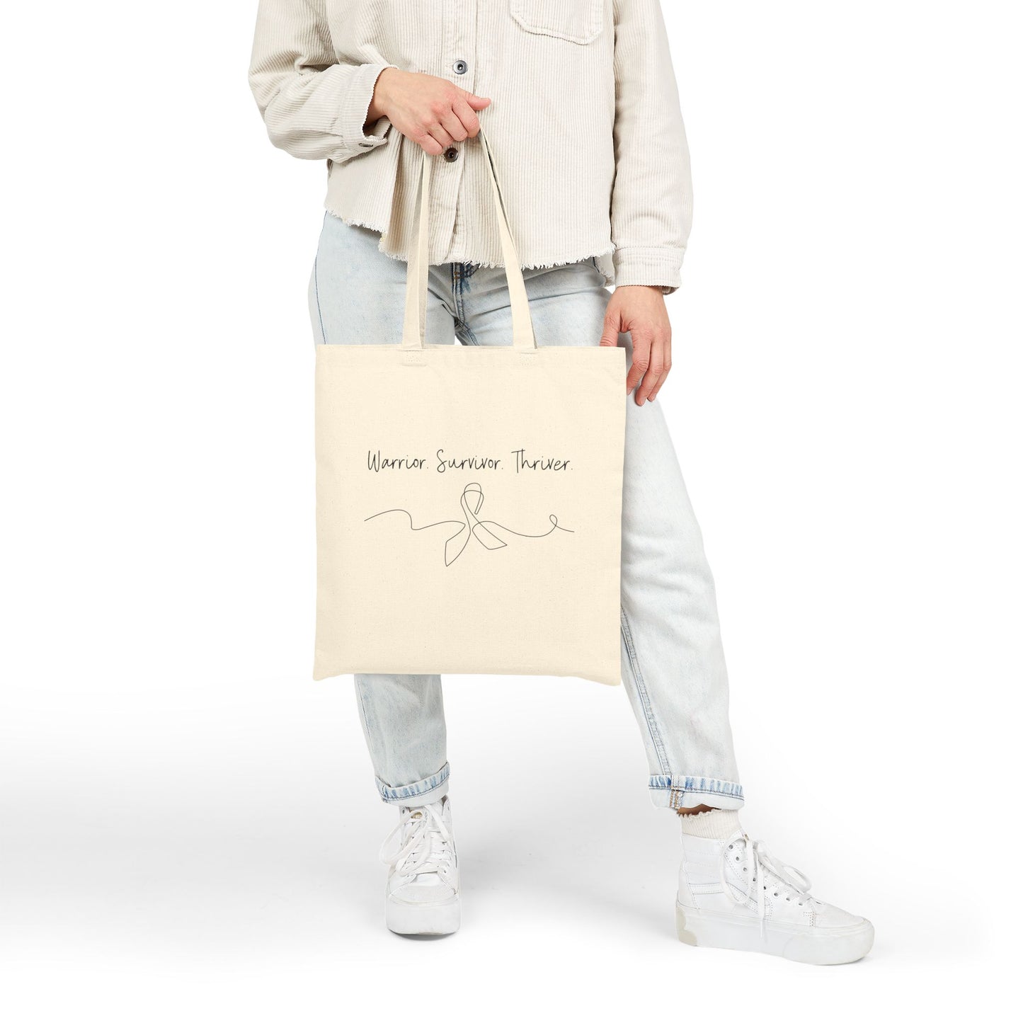 Warrior Tote Bag | Celebrate Strength & Survival