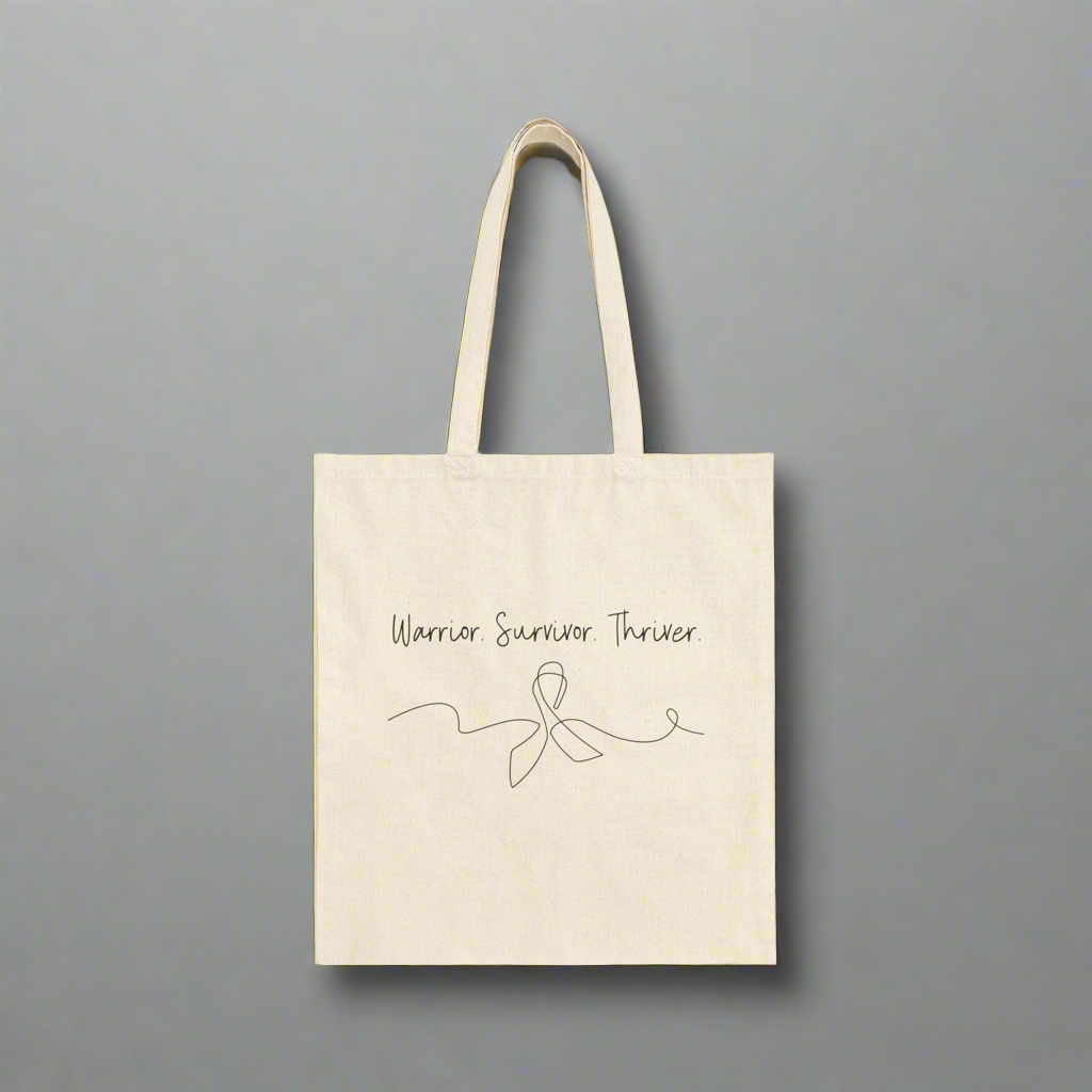 Warrior Tote Bag | Celebrate Strength & Survival
