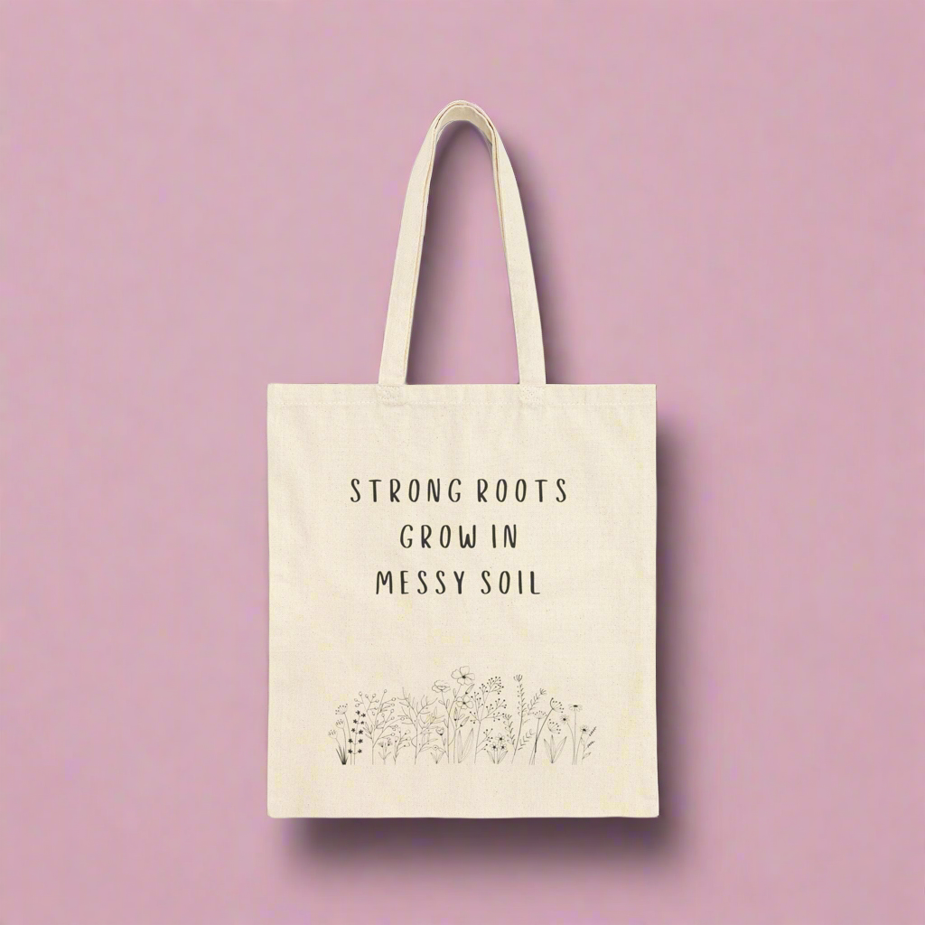 Wildflower Tote Bag | Rooted in Strength & Beauty