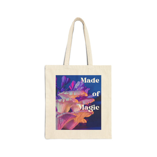 Made of Magic Mushroom Tote Bag – Inspirational Canvas Tote