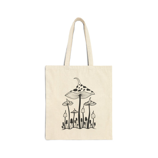Mushroom Field Tote Bag | Grounded in Growth