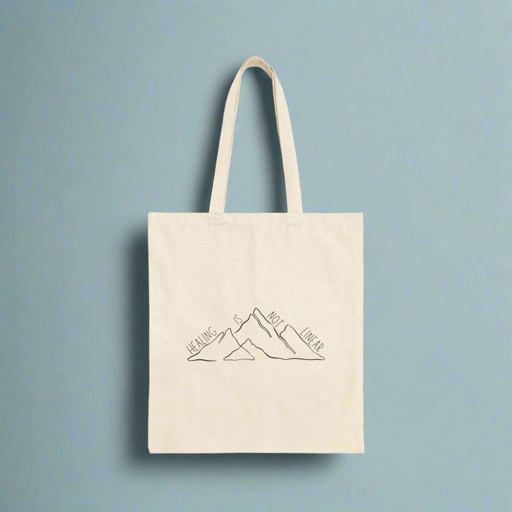 Mountain Tote Bag | Journey Through Healing & Growth